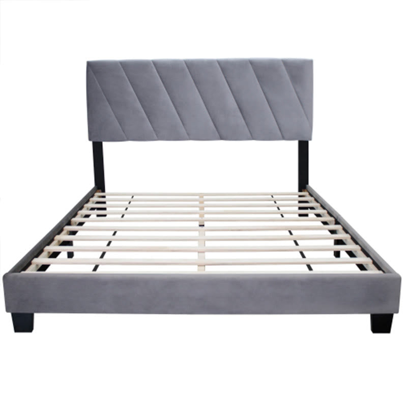 Modern Queen Size Adjustable Upholstered Bed