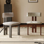 1x/2x Mid-century Linen Solid Wood Dining Chairs