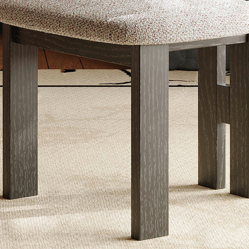 1x/2x Mid-century Linen Solid Wood Dining Chairs