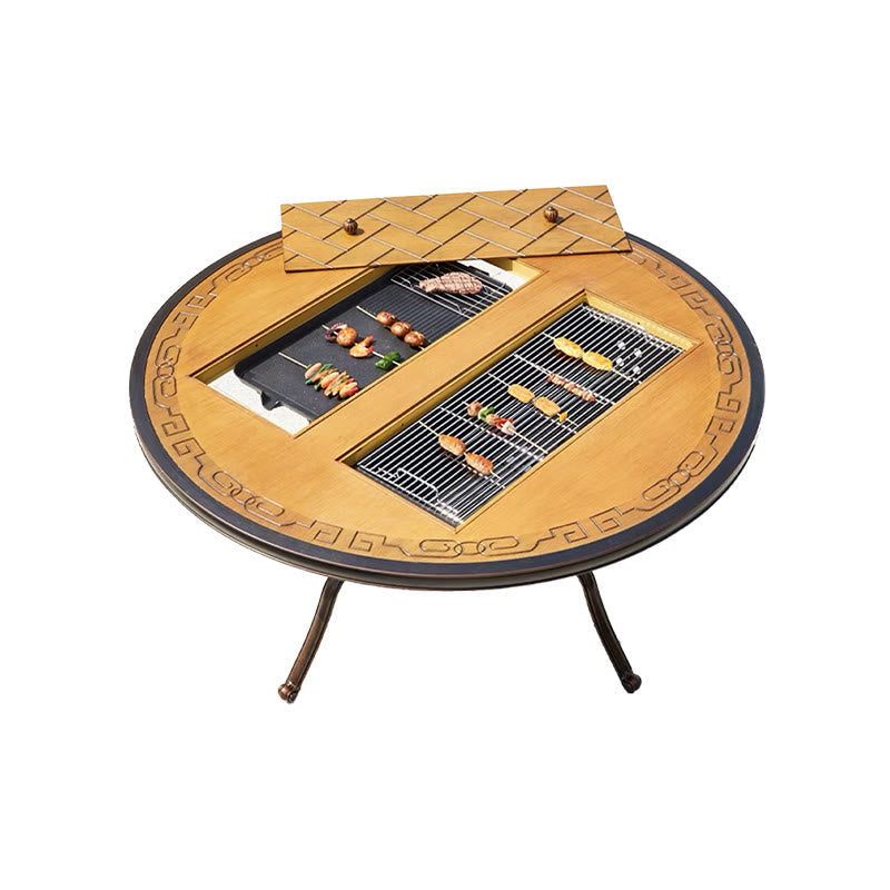 Outdoor Picnic Table Round Dining Table