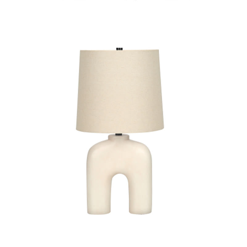 25 Modern Beige Resin Table Lamp