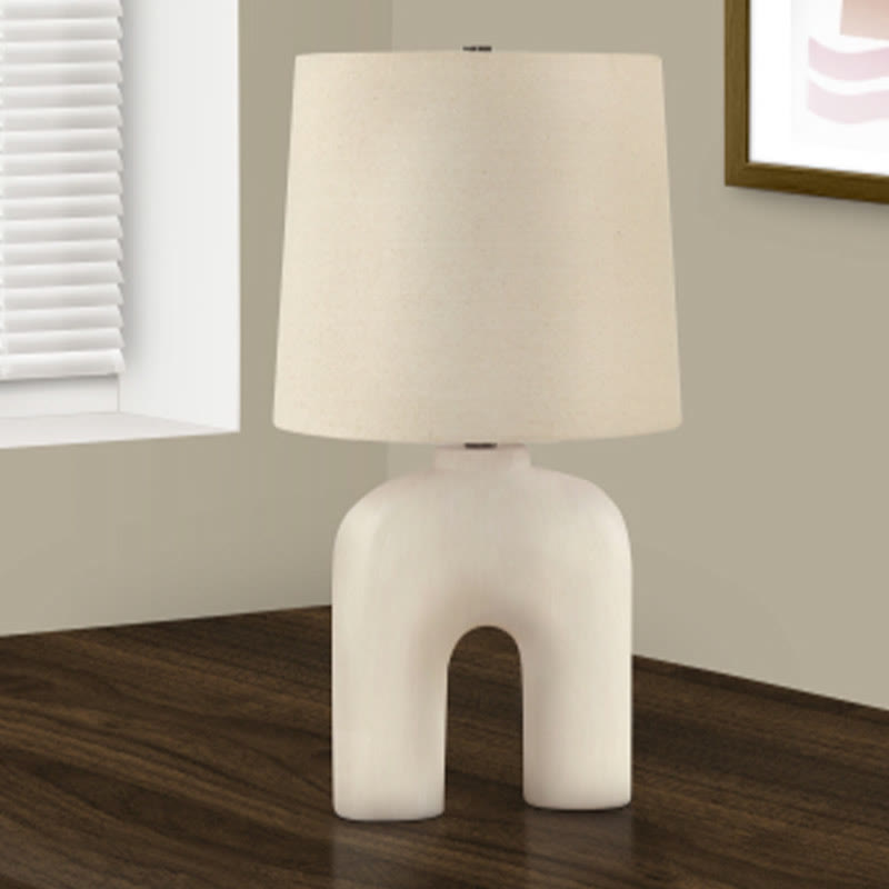 25 Modern Beige Resin Table Lamp