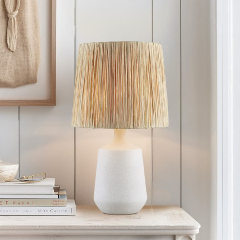 23 Ceramic White Bedside Table Lamp