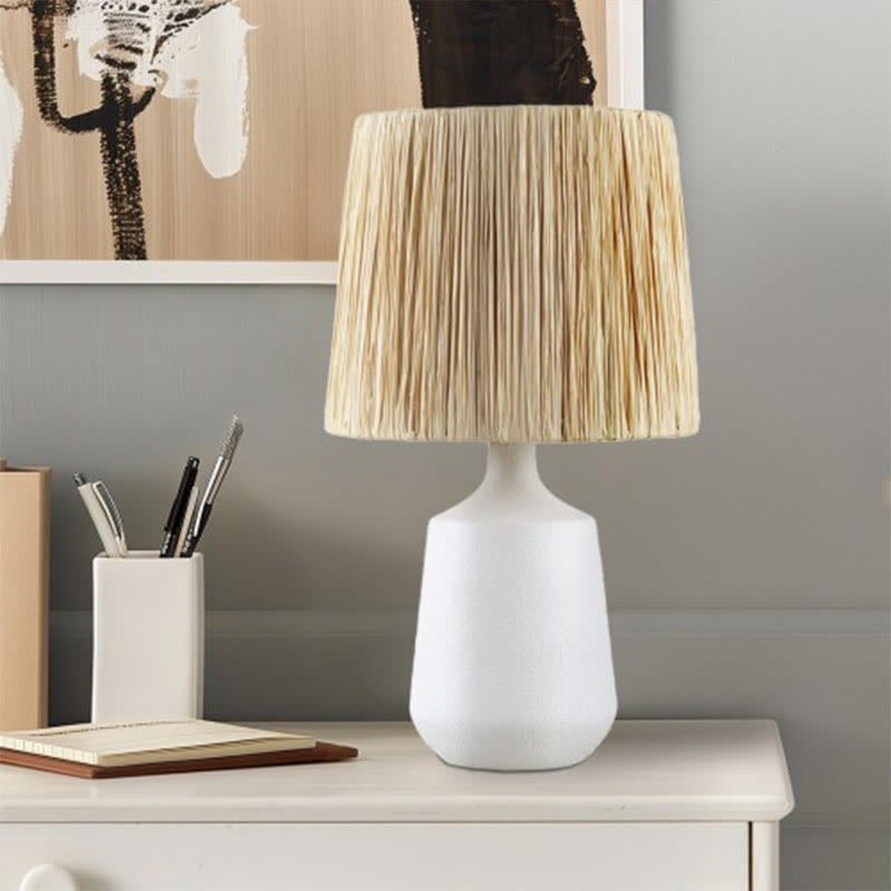 23 Ceramic White Bedside Table Lamp