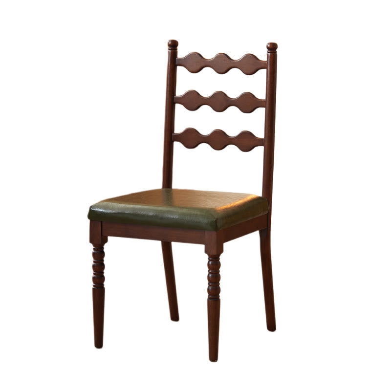 Solid Wood Backrest Household Dining Chair