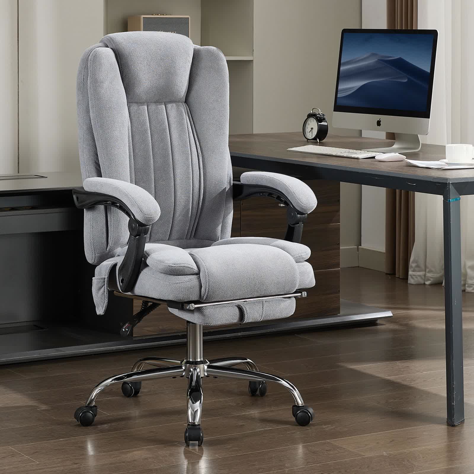 Leather Reclining Massage Office Chair