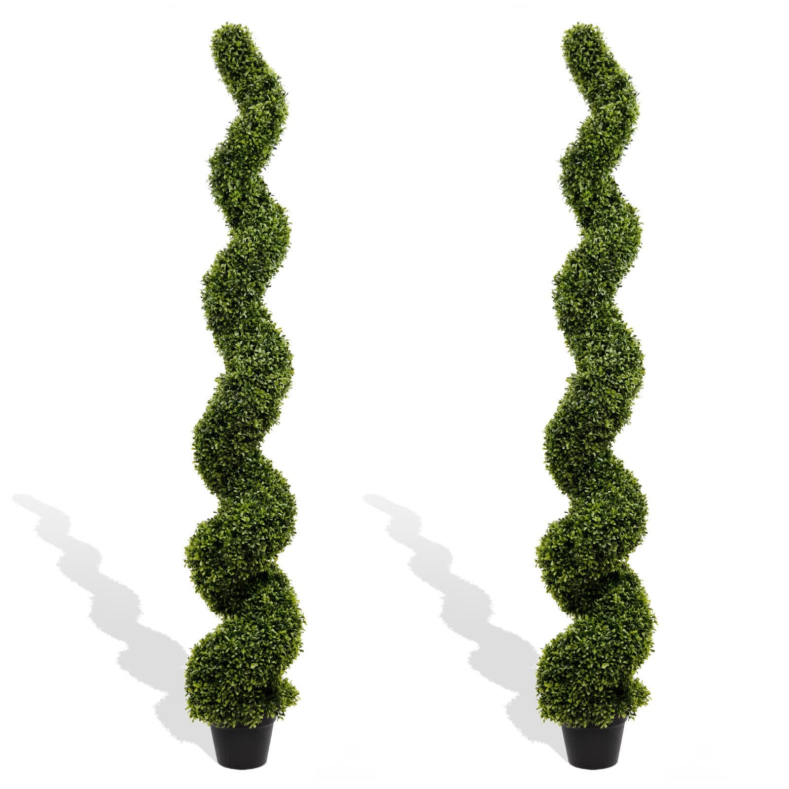 Outdoor Uv-resistant Plastic Boxwood Topiary Tree
