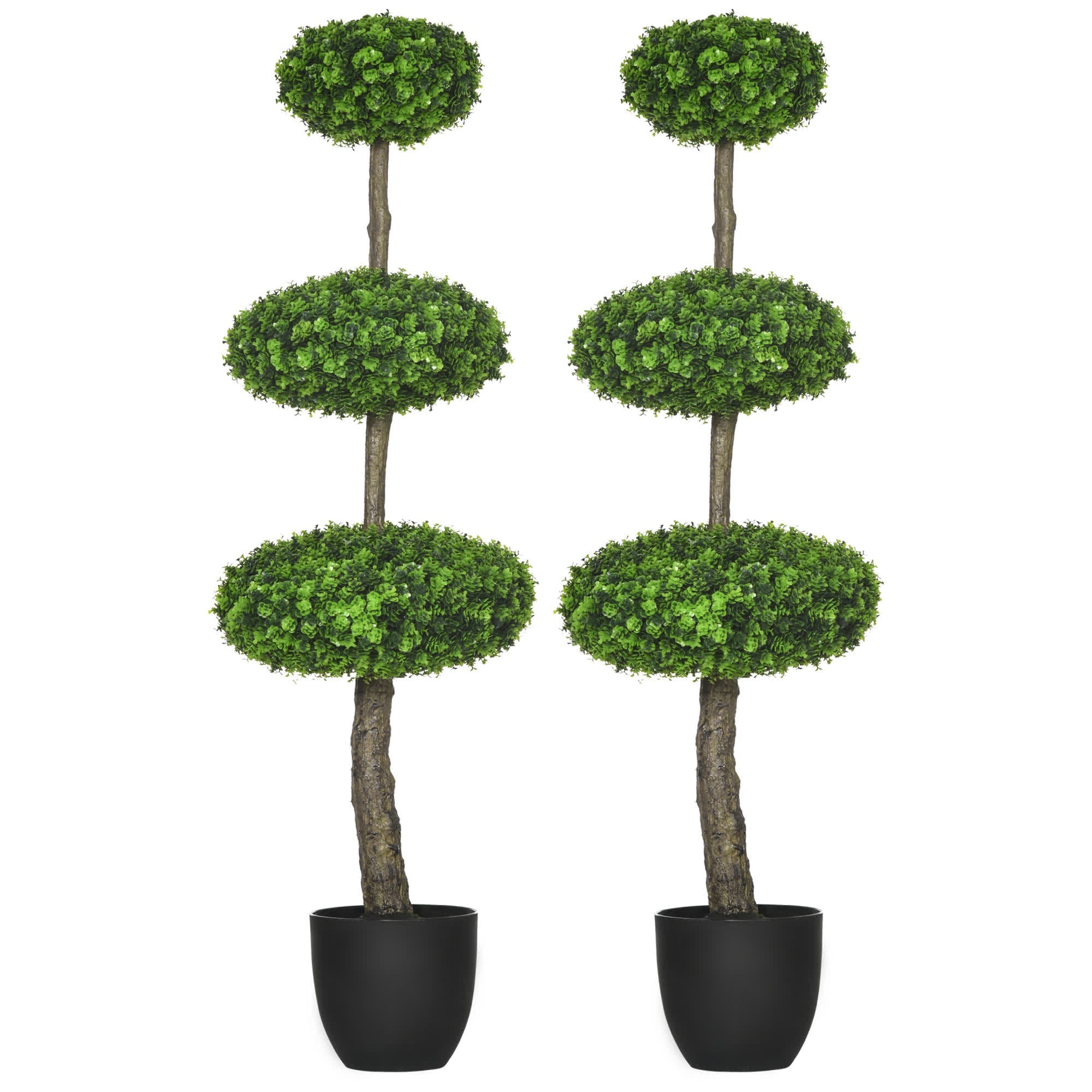 Artificial Boxwood Topiary Trees Decor