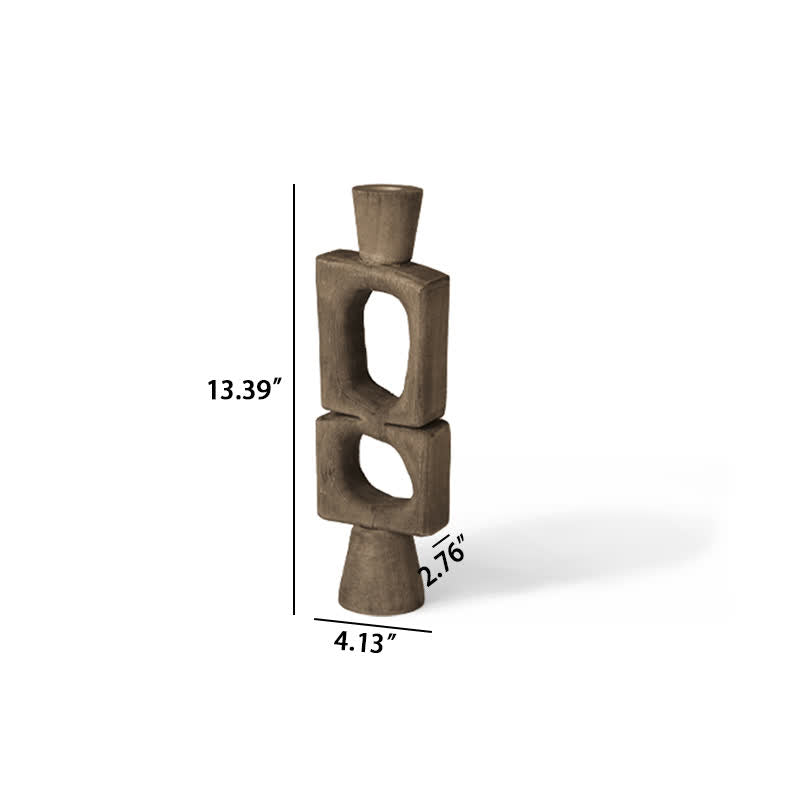 Luxury Geometric Abstract Candle Holder Ornament