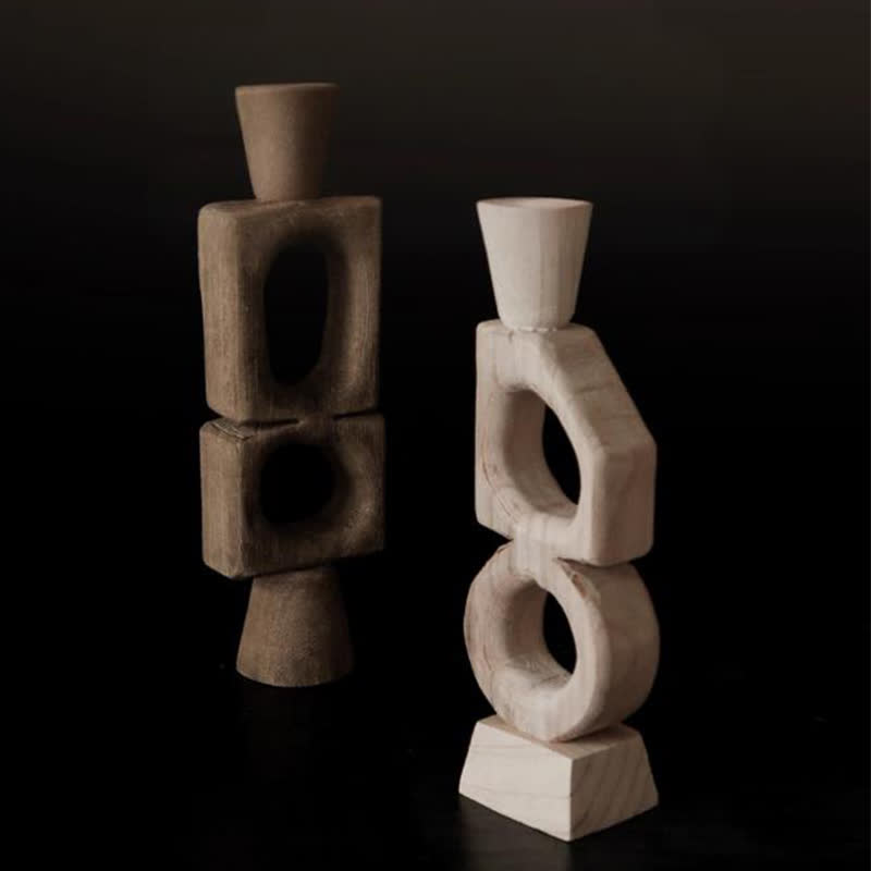 Luxury Geometric Abstract Candle Holder Ornament