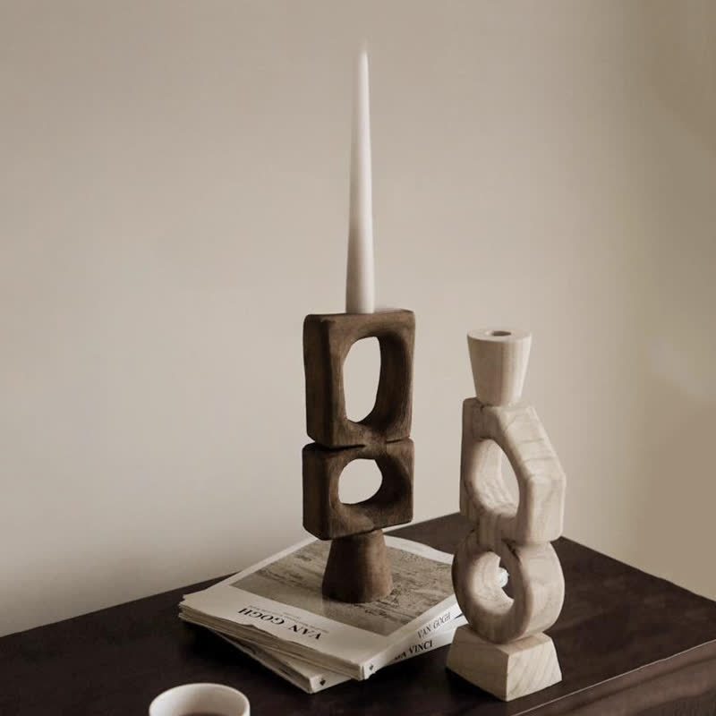 Luxury Geometric Abstract Candle Holder Ornament