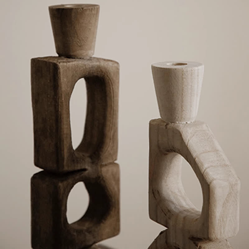 Luxury Geometric Abstract Candle Holder Ornament