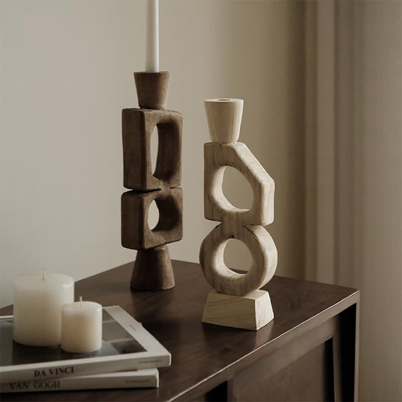 Luxury Geometric Abstract Candle Holder Ornament