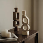 Luxury Geometric Abstract Candle Holder Ornament