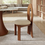 2x/4x/6x Hign-back Dining Chair With Velour Upholstery