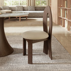 2x/4x/6x Hign-back Dining Chair With Velour Upholstery