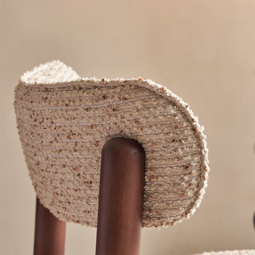 Houndstooth Upholstered Back Dining Chair