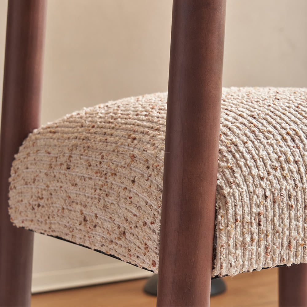 Houndstooth Upholstered Back Dining Chair