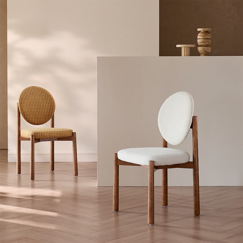 Retro Elegant Round Dining Chair