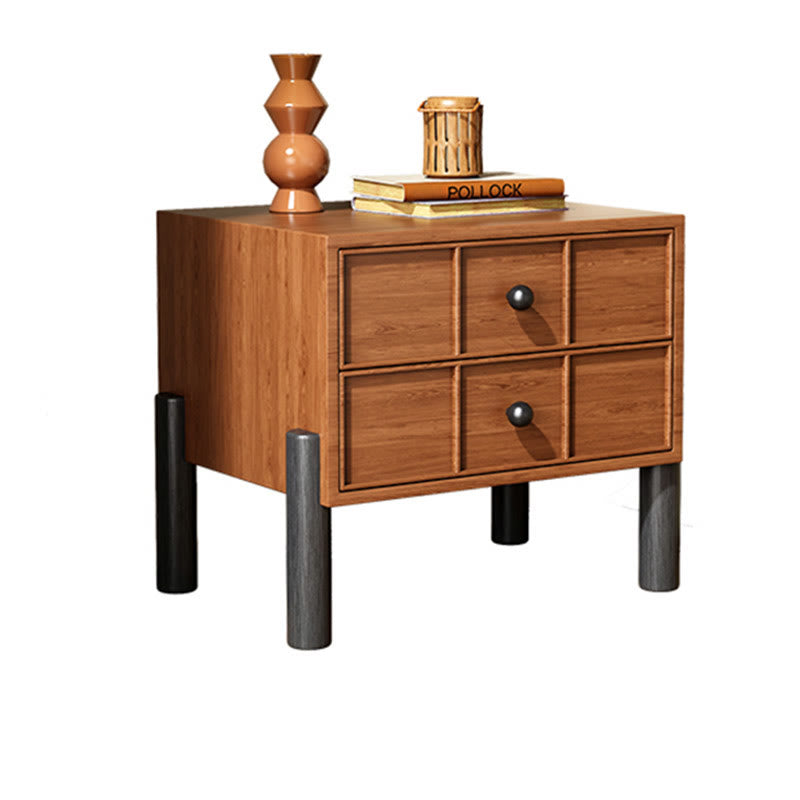 Natural Solid Wood Nightstand