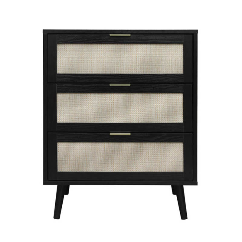 Medieval Style Rattan Nightstand