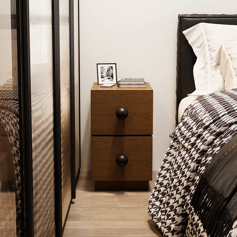 Ultra-narrow Nightstand Simple Storage Cabinet