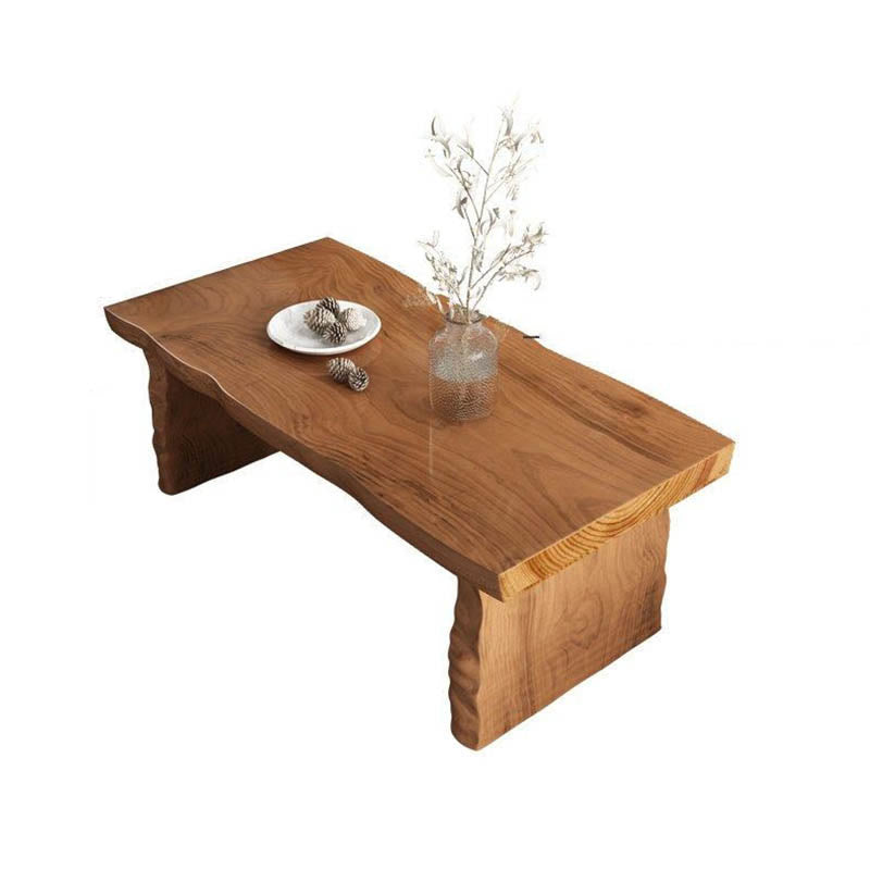 No Splicing Natural Wood Coffee Table