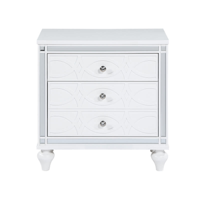 Modern Simple Three Drawers Nightstand