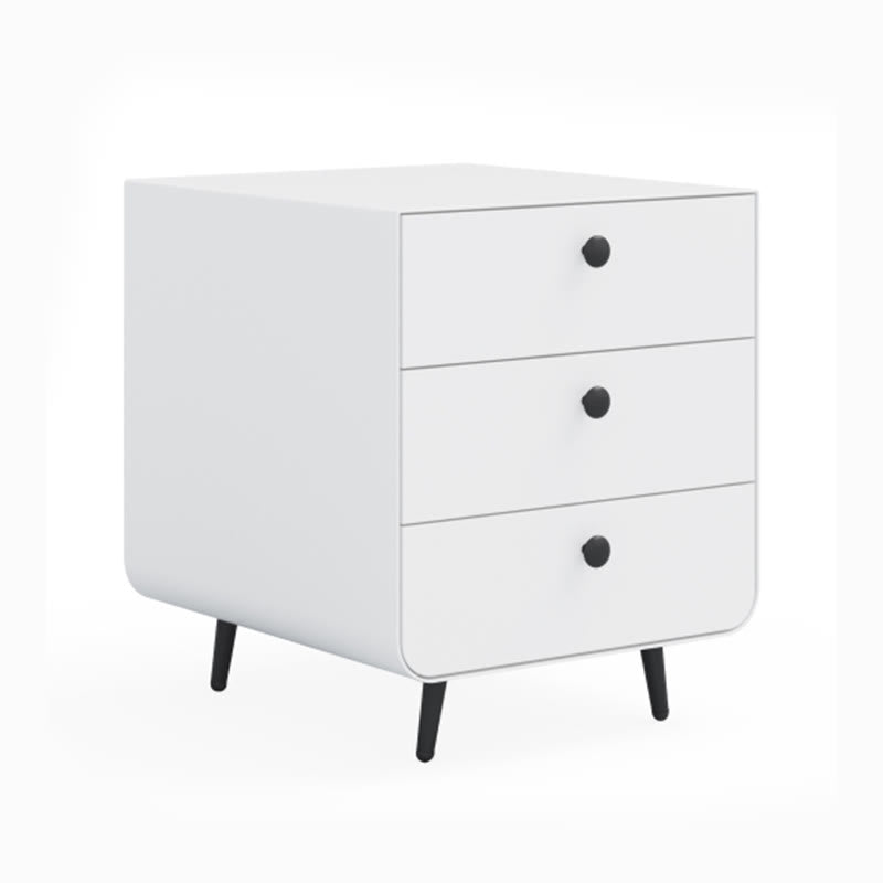 Modern Minimalist White Nightstand