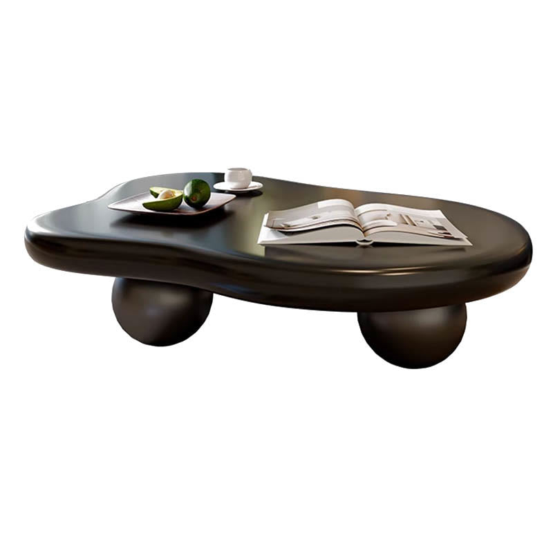 Black Cloud Round Edge Coffee Table